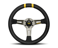 Momo MODDRIFT Steering Wheel 330 mm -  Black Suede/Anth Spokes/2 Stripes