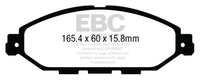 EBC 12-13 Infiniti JX35 3.5 Yellowstuff Front Brake Pads