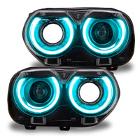 Oracle 15-21 Dodge Challenger RGB+W Headlight DRL Upgrade Kit - ColorSHIFT - BC1 SEE WARRANTY