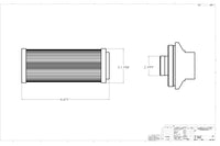 Aeromotive Marine AN-12 Fuel Filter - 100 Micron - SS Element