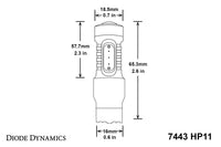 7443 HP11 LED Amber (single)