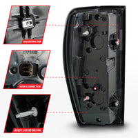 ANZO 19-23 GMC Sierra 1500/2500HD/3500HD Smoke Black Replacement Full LED Bar Tail Light