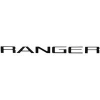 Putco 19-20 Ford Ranger - Black Platinum Tailgate Letters RANGER
