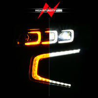 ANZO 21-23 Chevy Tahoe/Suburban LED Light Bar Style Headlights Black w/ Squential DRL (Right Side)