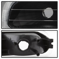 xTune Chevy Silverado 99-02 Amber Reflector Bumper Lights Black CBL-JH-CS99-AM-BK