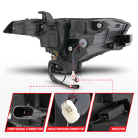 ANZO 22-24 Toyota Tundra (w/Factory LED Refl.) Z-Series Full LED Proj Headlights - Pass. Side ONLY