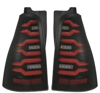 AlphaRex 03-09 Toyota 4Runner LUXX-Series LED Tail Lights- Black/Red