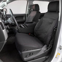 Covercraft 11-16 Ford F-250 Polycotton SeatSaver Custom Front Row Seat Covers - Charcoal