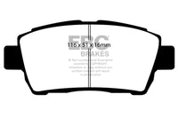 EBC 11-15 Scion IQ 1.3 Redstuff Front Brake Pads