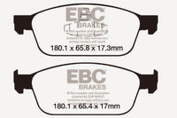 EBC 12+ Ford Focus 2.0 Turbo ST Ultimax2 Front Brake Pads