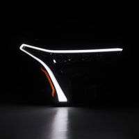 AlphaRex 22-23 Toyota Tundra NOVA-Series Headlights Alpha-Blk w/White DRL - Req 810029 OR 810030