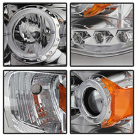 Spyder Dodge Ram 1500 02-05/Ram 2500 03-05 Projector Headlights LED Halo LED Chrm PRO-YD-DR02-HL-C