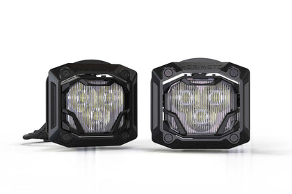 Morimoto 4Banger Adjustable Flush-Mount Kit: (HXB Yellow Flood Beam)