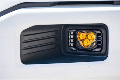 4Banger Fog Lights: 17-22 Super Duty (NCS Yellow Combo Beam)