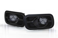 4Banger Fog Lights: 10-18 Ram HD (HXB White SAE Wide Beam)
