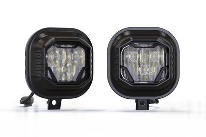 4Banger Fog Lights: 99-16 Super Duty (NCS White SAE Wide Beam)