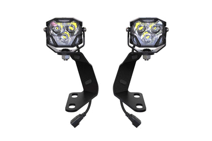 Morimoto 4Banger Ditch Light Kit: 03-09 4Runner (NCS Yellow SAE Wide Beam)