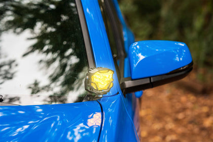 Morimoto 4Banger Ditch Light Kit: 16-23 Tacoma (NCS Yellow Combo Beam)