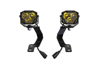 Morimoto 4Banger Ditch Light Kit: 05-15 Tacoma (NCS Yellow SAE Wide Beam)