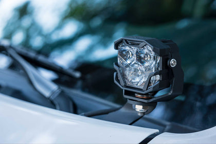 Morimoto 4Banger Ditch Light Kit: 07-13 Tundra (HXB White Combo Beam)