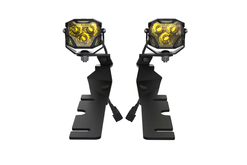 Morimoto 4Banger Ditch Light Kit: 09-18 Ram (NCS Yellow Combo Beam)