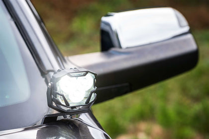 Morimoto 4Banger Ditch Light Kit: 09-18 Ram (NCS White SAE Wide Beam)