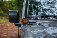 Morimoto 4Banger Ditch Light Kit: Wrangler JL (NCS Yellow Spot Beam)