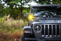 Morimoto 4Banger Ditch Light Kit: Wrangler JL (HXB Yellow Combo Beam)