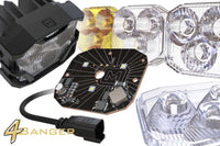 Morimoto 4Banger Surface-Mount Kit: (NCS Yellow Flood Beam)