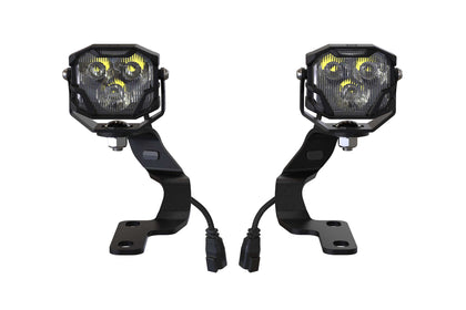 Morimoto 4Banger Ditch Light Kit: 03-09 Lexus GX470 (HXB Yellow Combo Beam)