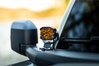 Morimoto 4Banger Ditch Light Kit: 2021+ Bronco (NCS Yellow Spot Beam)