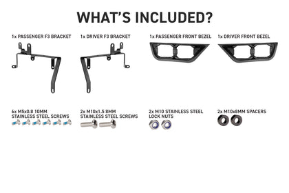 Morimoto 4Banger Fog Brackets: 21-23 Ford F-150 (Set)