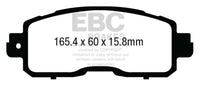 EBC 13+ Nissan Altima 2.5 (L33) Sedan Greenstuff Front Brake Pads