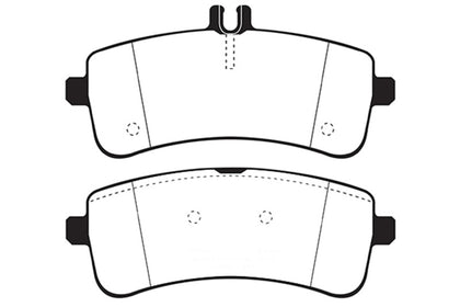 EBC 2015+ Mercedes-Benz C63 AMG (W205) Yellowstuff Rear Brake Pads