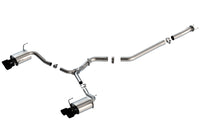 Borla 15-19 Subaru WRX/STI 2.5L Turbo 3in S-Type Catback Exhaust - 2.5in Black Chrome Tips