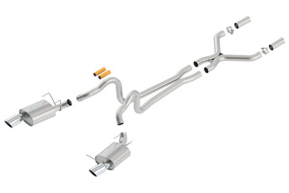 Borla 13-14 Mustang GT/Boss 302 5.0L V8 RWD Single Split Rear Exit ATAK Catback Exhaust