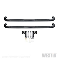 Westin 2019 Chevrolet Silverado/Sierra 1500 Crew Cab Platinum 4 Oval Nerf Step Bars - Black