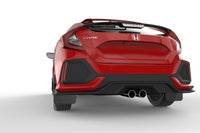 Rally Armor 17-19 Honda Civic Sport/Sport Touring Black UR Mud Flap w/Red Logo