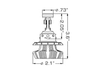 Oracle H13 4000 Lumen LED Headlight Bulbs (Pair) - 6000K SEE WARRANTY