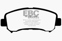 EBC 14+ Nissan Juke 1.6 Turbo Nismo RS Redstuff Front Brake Pads