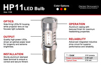 1156 HP11 LED Amber Four Diode Dynamics