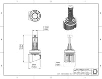 9005 SLF LED Yellow Single Diode Dynamics