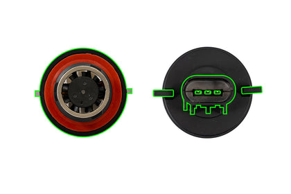 H13 White SL2 Pro LED Bulb Each Diode Dynamics