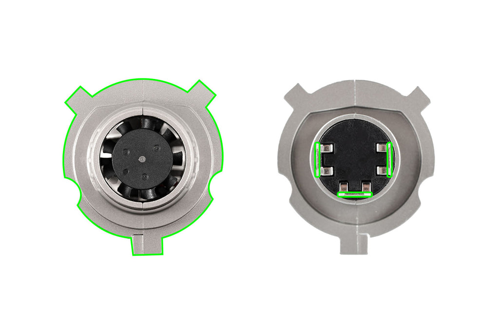 H4 White SL2 Pro LED Bulb Each Diode Dynamics