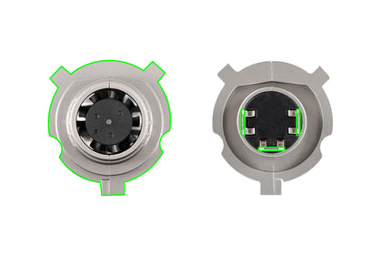 H4 White SL2 Pro LED Bulb Each Diode Dynamics