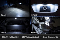 Interior LED Kit for 2015-2019 Subaru Outback, Cool White Stage 1