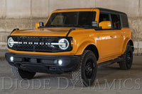 Elite Series Fog Lamps for 2021 Ford Bronco Pair Yellow 3000K Diode Dynamics