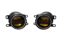 Elite Series Fog Lamps for 2012-2014 Toyota Prius Pair Yellow 3000K Diode Dynamics