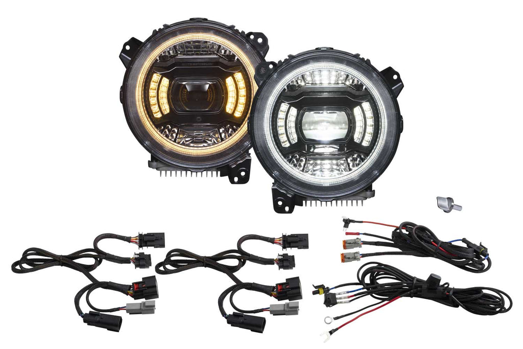 Elite Max LED Headlamps for 2018-2022 Jeep JL Wrangler Diode Dynamics