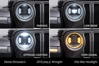 Elite Max LED Headlamps for 2020-2022 Jeep Gladiator Diode Dynamics